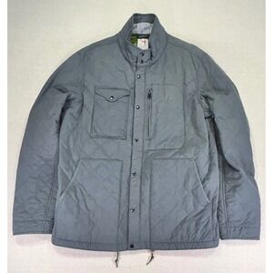 RELWEN Men's XL Quilted Insulated Tanker‎ Jacket HUCKBERRY Coat Full Zip